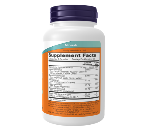 Кальций магний Now Foods Cal-Mag (120 капс)