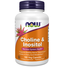 Холин инозитол Now Foods Choline & Inositol (100 капс)