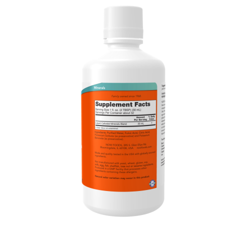 Коллоидные минералы Now Foods Colloidal Minerals (946 мл) - вкус мяты