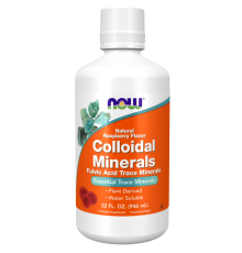 Коллоидные минералы Now Foods Colloidal Minerals (946 мл) - вкус малины