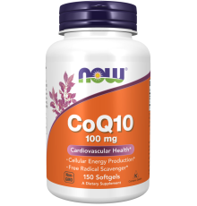 Коэнзим Q10 Now Foods CoQ10 100mg (150 капс)