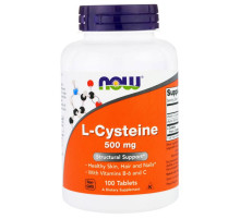 Цистеин Now Foods L-Cysteine (100 таб)