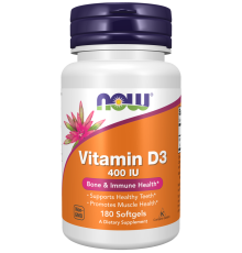Витамин Д3 Now Foods Vitamin D-3 400 IU (180 капс)