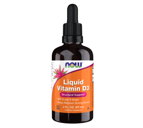 Витамин Д3 Now Foods Liquid Vitamin D-3 400 IU (59 мл)