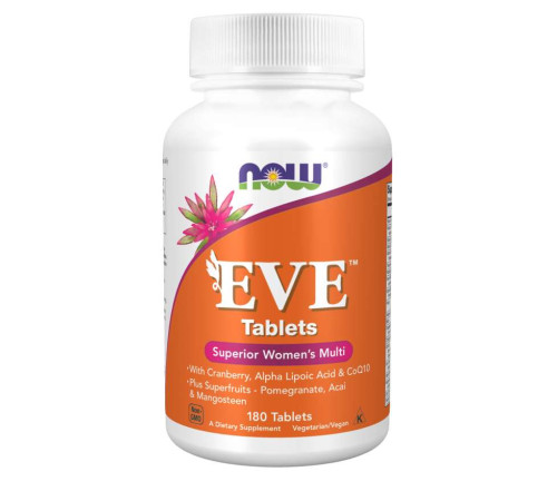 Витамины для женщин Now Foods EVE (180 таб)