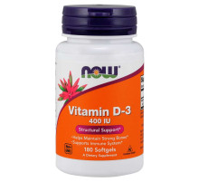 Витамин Д3 Now Foods Vitamin D-3 400 (180 капс)