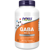 Габа Now Foods GABA + B6 500 мг (200 капс)