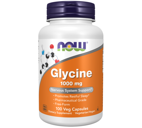 Глицин 1000 мг Now Foods Glycine