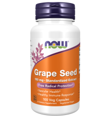 Экстракт виноградных косточек Now Foods Grape Seed 100mg (100 капс)