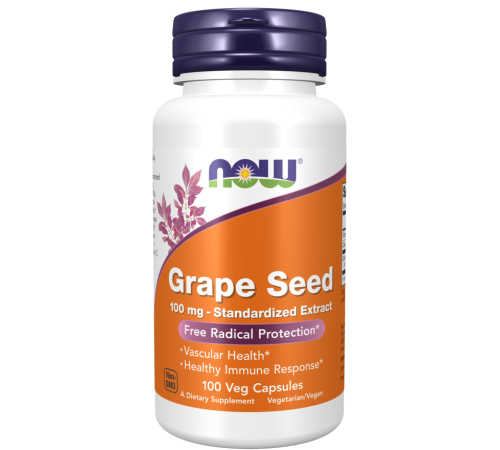 Экстракт виноградных косточек Now Foods Grape Seed 100mg (100 капс)