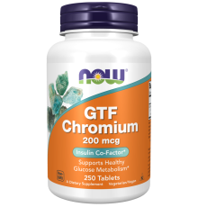 Хром хелат Now Foods GTF Chromium (250 таб)