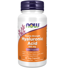 Гиалуроновая кислота Now Foods Hyaluronic Acid Double Strength (60 капс)