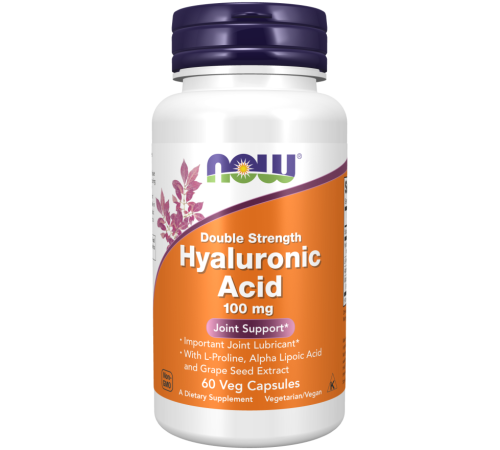Гиалуроновая кислота Now Foods Hyaluronic Acid Double Strength