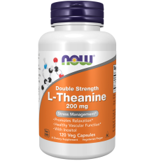 Теанин Now Foods L-Theanine 200mg (120 капс)