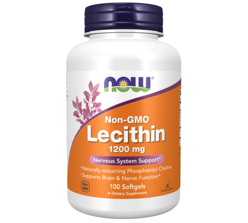 Соевый Лецитин Now Foods Lecithin 1200 мг