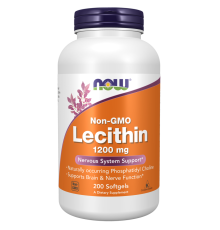 Соевый Лецитин Now Foods Lecithin 1200 мг (200 капс)