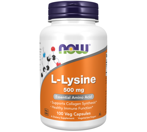 Лизин Now Foods L-Lysine 500 (100 капс)