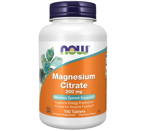 Магний Now Foods Magnesium Citrate 200 мг