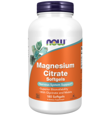 Магний Now Foods Magnesium Citrate (180 капс)