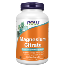 Магний Now Foods Magnesium Citrate (240 капс)