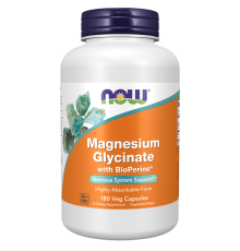 Магний глицинат с Биоперином Now Foods Magnesium Glycinate with BioPerine (180 капс)