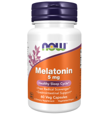 Мелатонин Now Foods Melatonin 5 мг (60 капс)