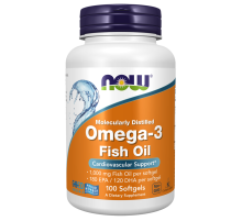 Омега 3, рыбий жир Now Foods Omega-3 (100 капс)