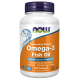 Омега 3, рыбий жир Now Foods Omega-3