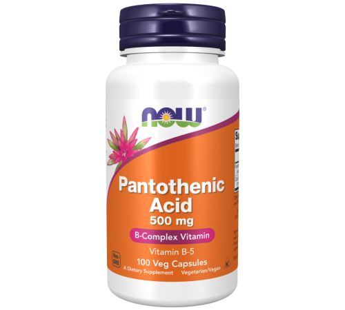Пантотеновая кислота Now Foods Pantothenic Acid
