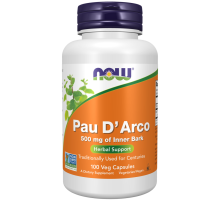 Кора муравьиного дерева Now Foods Pau D’Arco (100 капс)