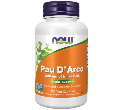 Кора муравьиного дерева Now Foods Pau D’Arco (100 капс)