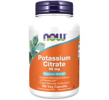 Калий цитрат Now Foods Potassium Citrate (180 капс)