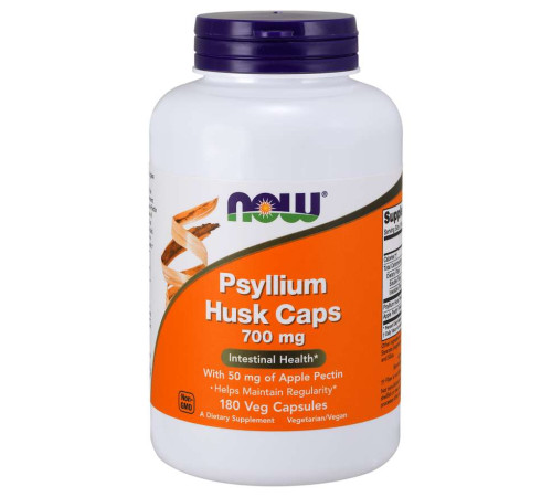 Клетчатка подорожника Now Foods Psylium Husk (180 капс)
