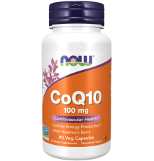 Коэнзим Q10  +  плоды боярышника Now Foods CoQ10 100mg (90 капс)