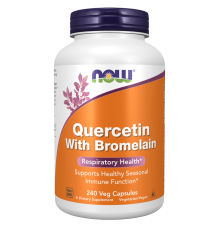 Кверцетин с бромелайном Now Foods Quercetin With Bromelain (240 капс)