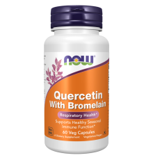 Кверцетин с бромелайном Now Foods Quercetin With Bromelain (60 капс)