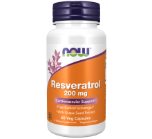 Ресвератрол Now Foods Resveratrol Natural 200mg (60 капс)