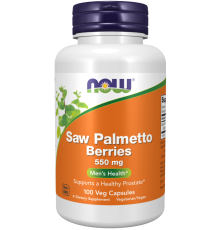 Со Пальметто Now Foods Saw Palmetto Berries 550 mg (100 таб)