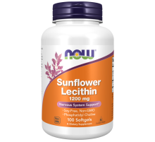 Подсолнечный лецитин Now Foods Lecithin Sunflower (100 капс)