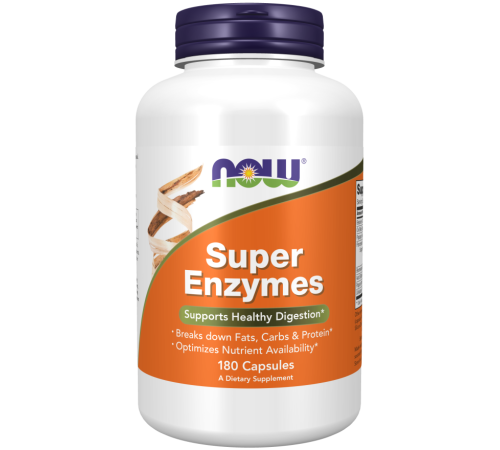 Энзимы, Ферменты NOW Foods Syper Enzymes (180 капс)