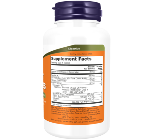 Энзимы, Ферменты NOW Foods Syper Enzymes (90 таб)