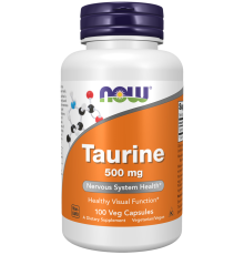 Таурин Now Foods Taurine 500 (100 капс)