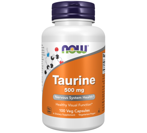 Таурин Now Foods L-Taurine (100 капс)
