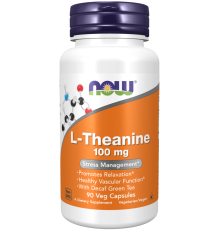Теанин 100 мг Now Foods L-Theanine (90 капс)