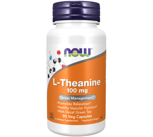 Теанин 100 мг Now Foods L-Theanine