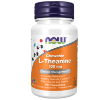 Теанин 100 мг Now Foods L-Theanine (90 жев. таб)