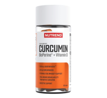Куркумин Nutrend Curcumin + Bioperine + Vitamin D (60 капс)