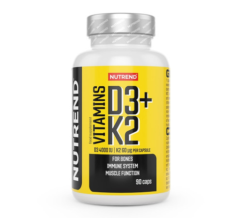 Витамины Д3 и К2 Nutrend Vitamin D3+K2 (90 капс)