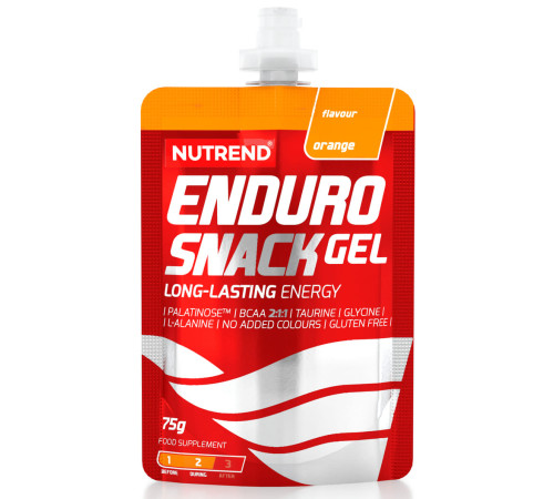 Энергетический гель Nutrend EnduroSnack, 75 гр - Апельсин Энергетический гель Nutrend EnduroSnack, 75 гр - Апельсин