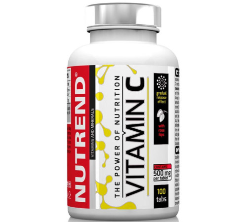 Витамин Ц Nutrend Vitamin C with Rose Hips (100 таб)